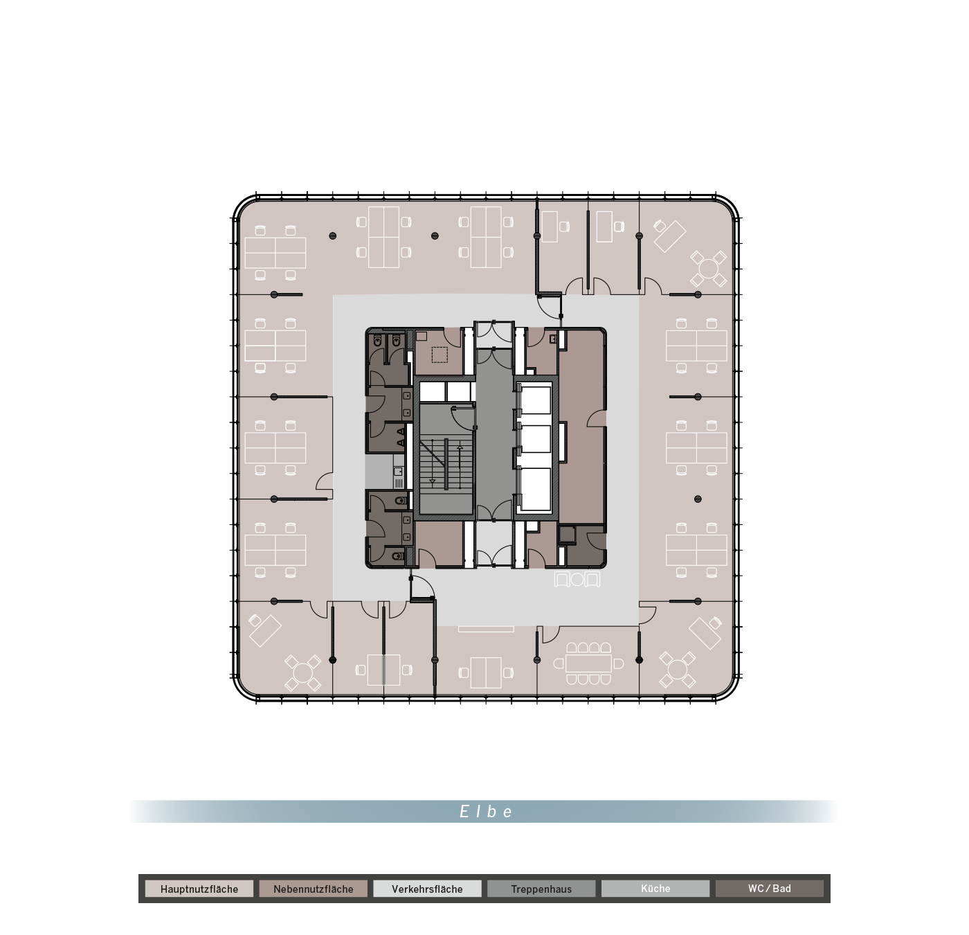 Kombibüro / 45 Arbeitsplätze